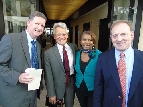 Tom Johnson Dan Rogan Gloria StampsSmith and Michael Miller